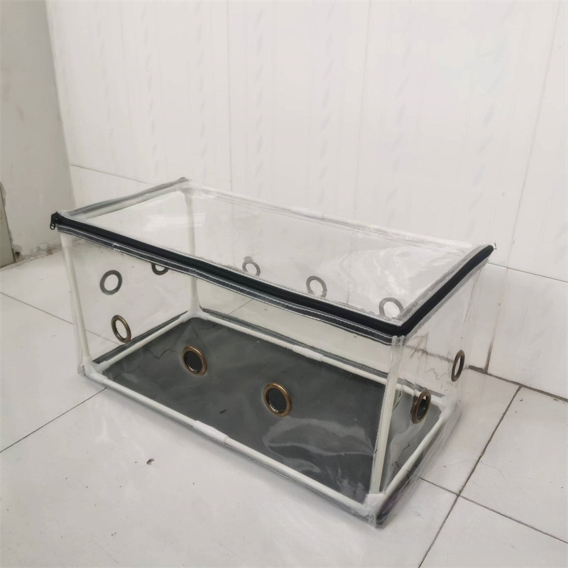 Izoliuota grybų auginimo dėžė su stiklo pluošto rėmu ir PVC gaubtu vidaus šiltnamiams