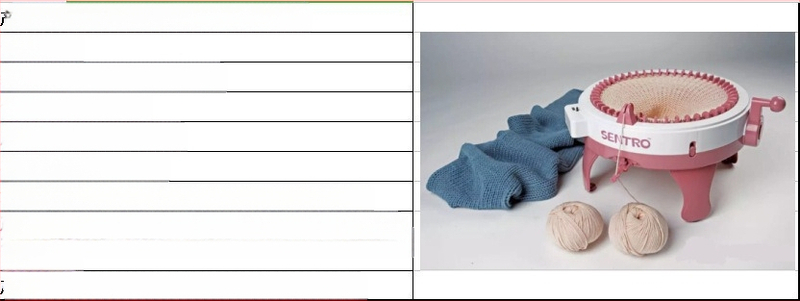 48 adatinė rankinė mezgimo mašina šalikui — vaikų DIY žaislas, plastikas, modelis 843/840A