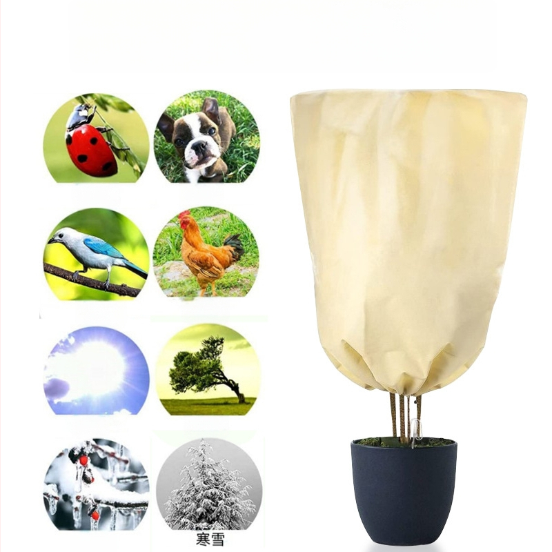 Sodininkystės apsauginė uždanga (Tipas: Sodininkystės apsauginė uždanga; Medžiaga: neaustas audinys; Paskirtis: Žiemos augalų apsauga; Prekės ženklas: Rui geng)