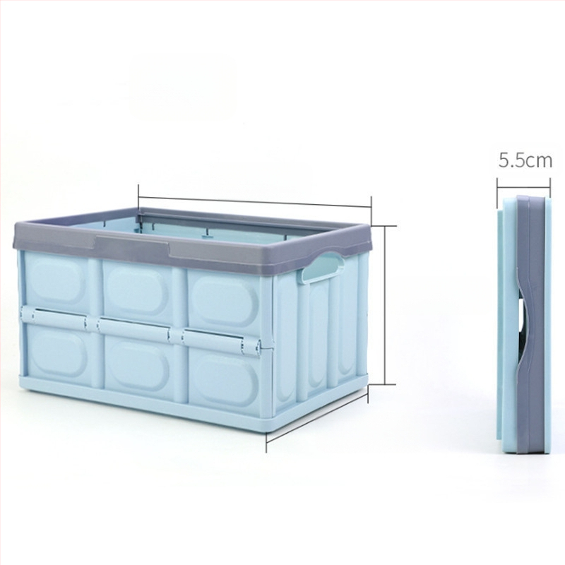 Κιβώτιο αποθήκευσης πορτμπαγκάζ αυτοκινήτου, πτυσσόμενο, πλαστικό, 55 λίτρων, αδιάβροχο