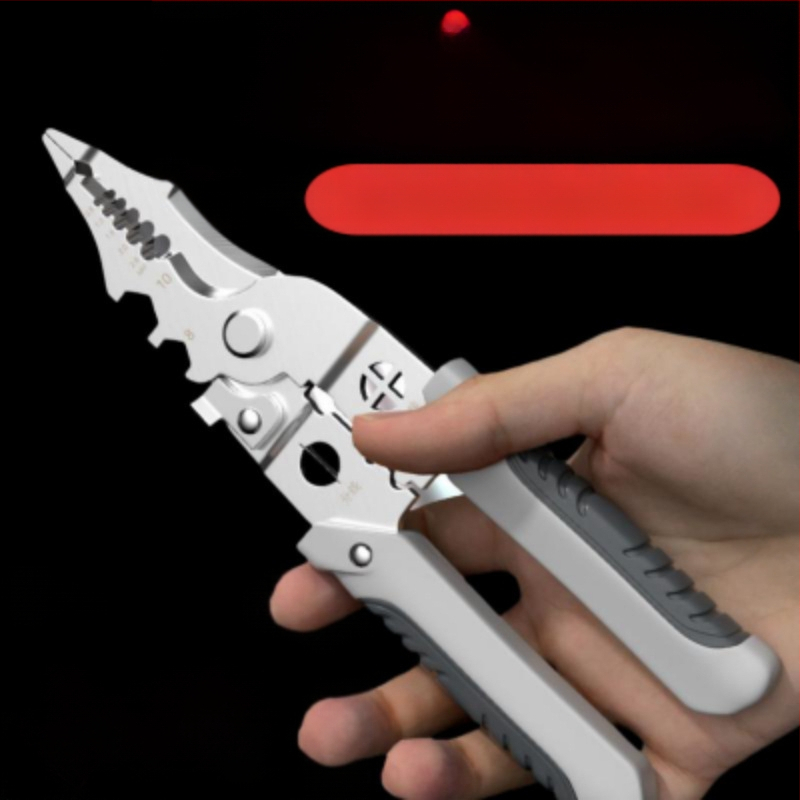 21-in-1 daugiafunkcinės laidų odėlinimo replės – elektrikams, pramoninio lygio įrankis laidų odėlinimui ir krimpavimui