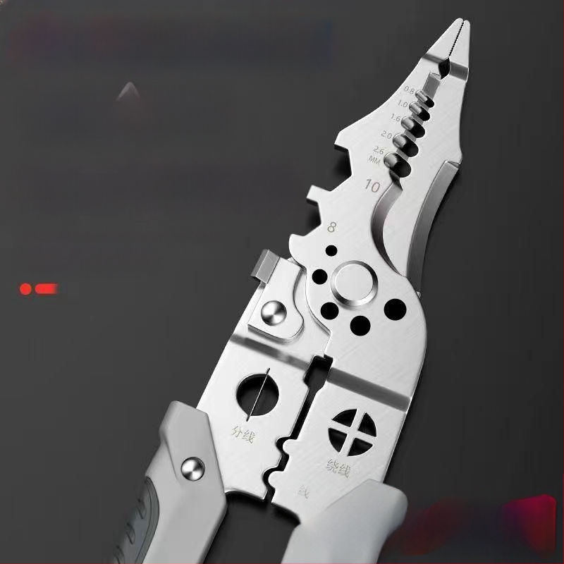 21-in-1 daugiafunkcinės laidų odėlinimo replės – elektrikams, pramoninio lygio įrankis laidų odėlinimui ir krimpavimui