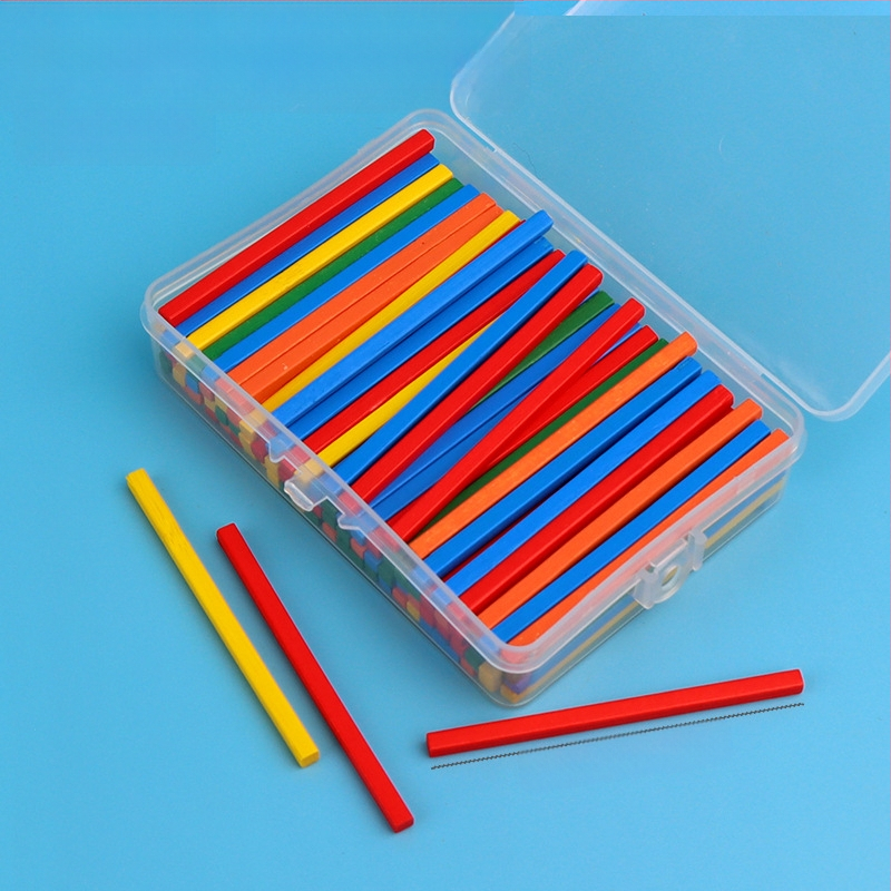 Medinis komplektas geometrijos figūroms skaičiuoti su strypeliais ir diskais – 3D geometrijos modelių rinkinys 7–14 metų vaikams