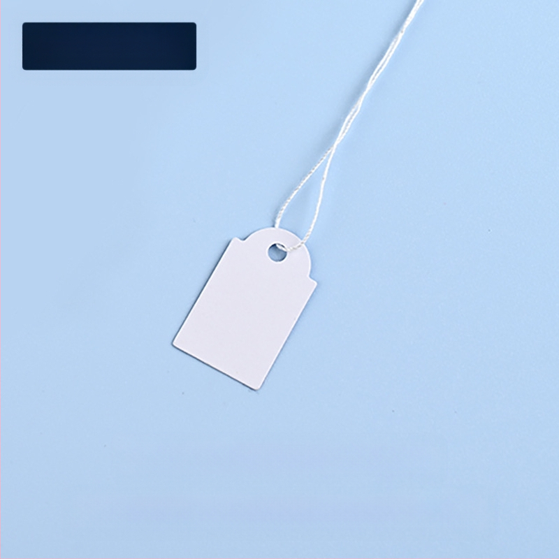 Kraft popieriaus kainų etiketės su virve, ofsetinė spauda, pritaikomos, tinkamos didmeninei prekybai