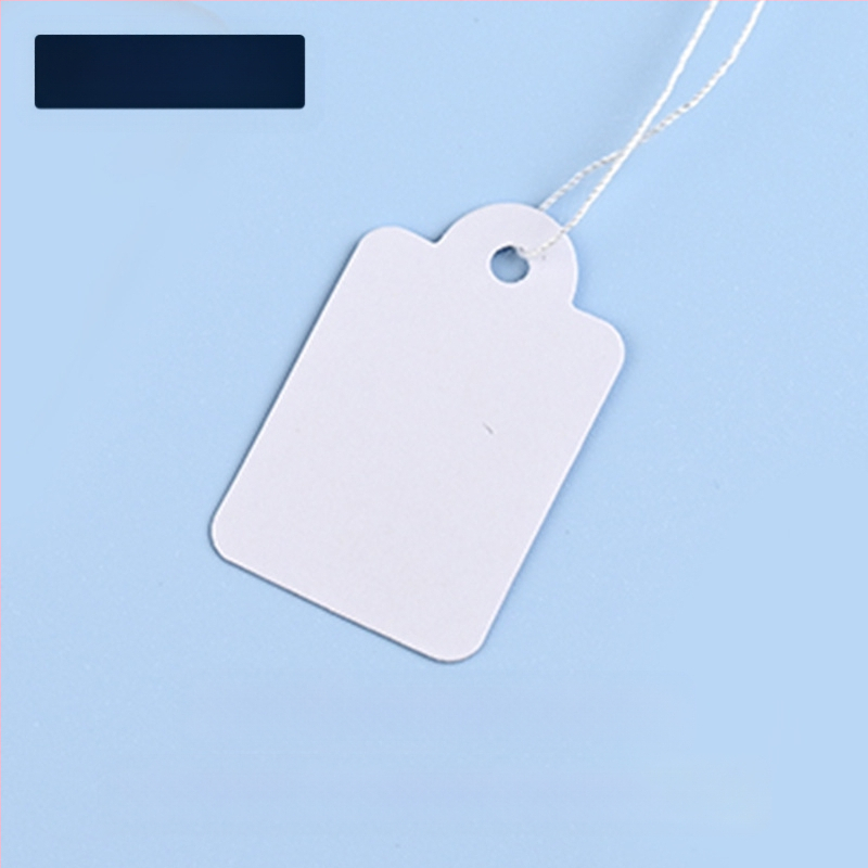 Kraft popieriaus kainų etiketės su virve, ofsetinė spauda, pritaikomos, tinkamos didmeninei prekybai