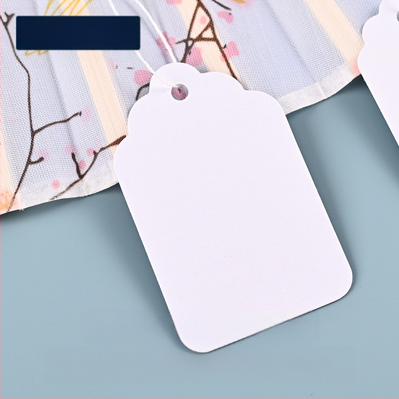 Kraft popieriaus kainų etiketės su virve, ofsetinė spauda, pritaikomos, tinkamos didmeninei prekybai