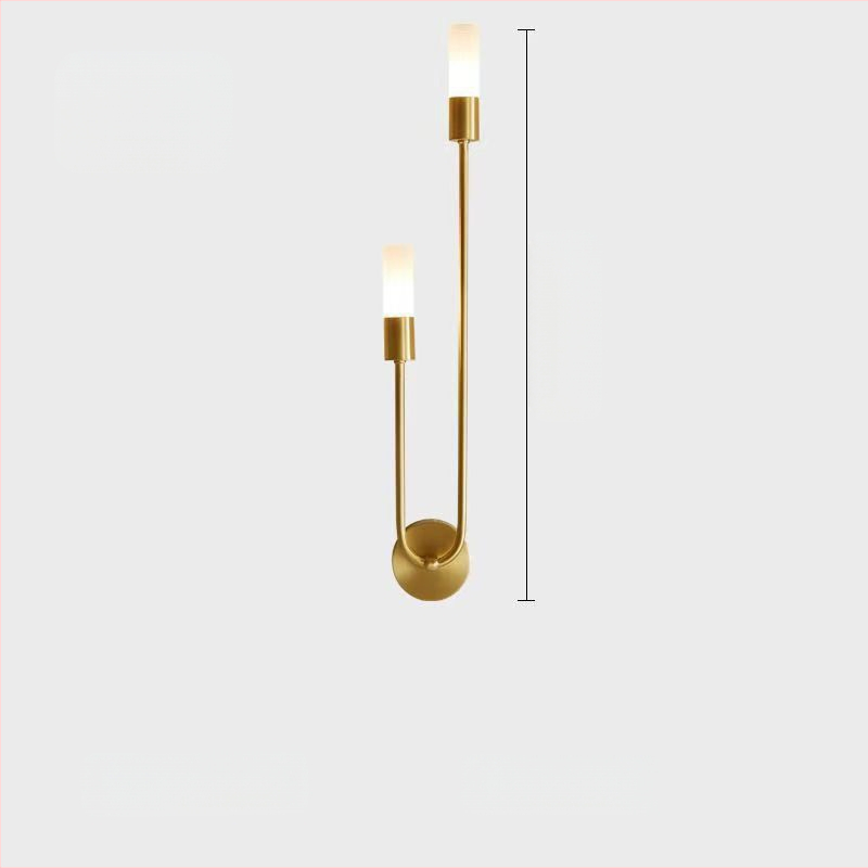 Nordic stílusú falikar – LED, PVC árnyékoló, fém test, 220V