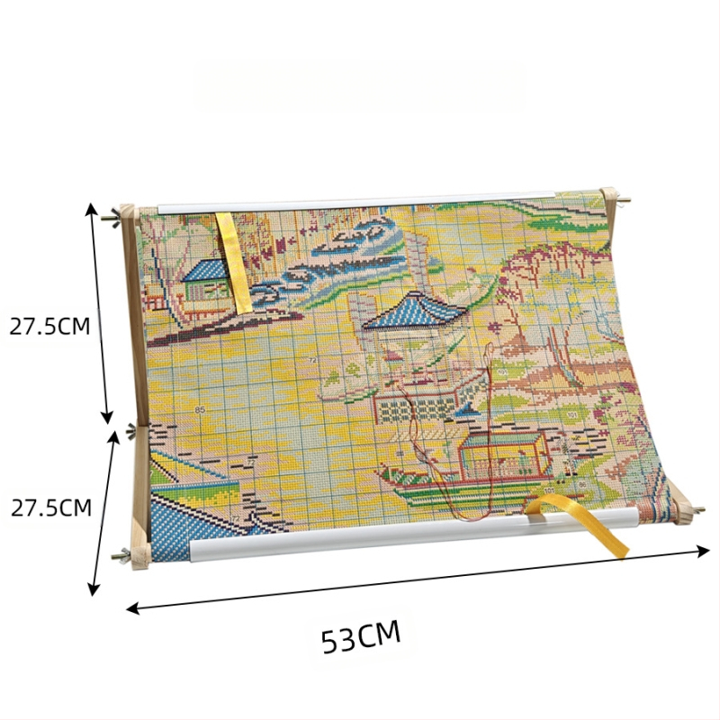 Дървена рамка за кръстат бод за бюро, Borka, модерен минималистичен дизайн