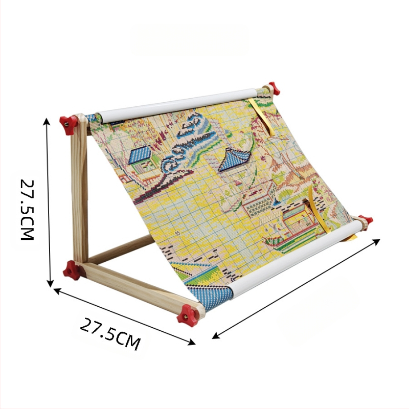 Дървена рамка за кръстат бод за бюро, Borka, модерен минималистичен дизайн