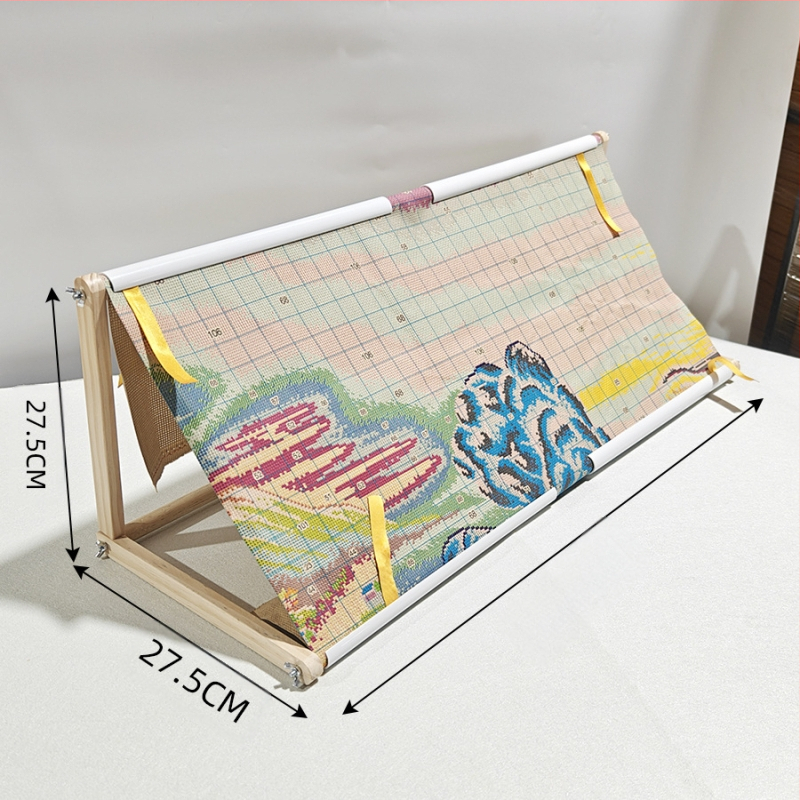 Дървена рамка за кръстат бод за бюро, Borka, модерен минималистичен дизайн