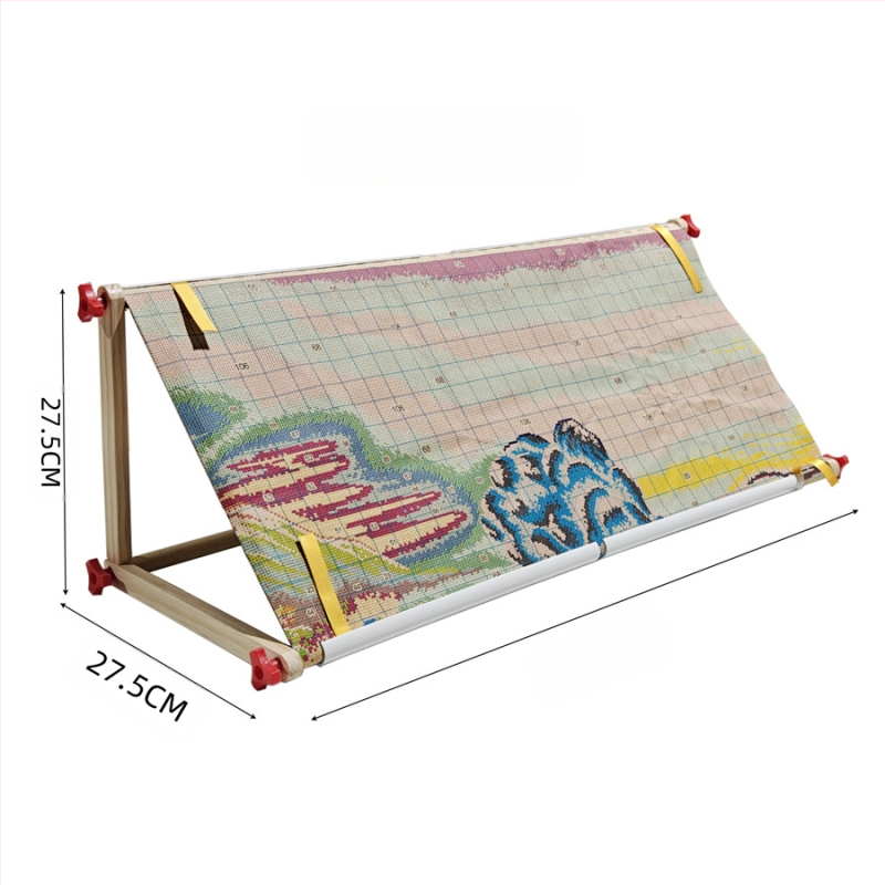 Дървена рамка за кръстат бод за бюро, Borka, модерен минималистичен дизайн