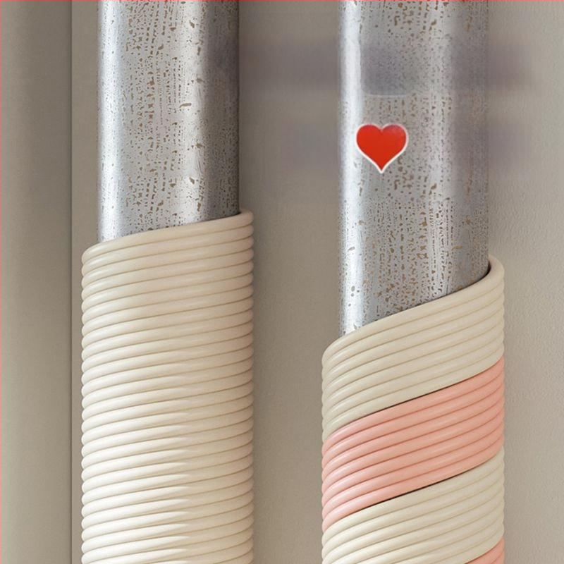 Vandens vamzdžių izoliacijos dangtelis su EPS išoriniu sluoksniu, uolų vatos šerdis ir stiklo pluošto izoliacijos plokštele