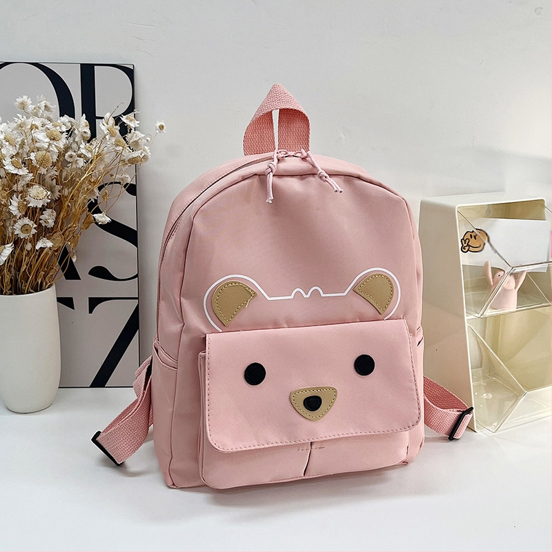 Nylon gyerek hátizsák 3–6 éveseknek, légáteresztő és kopásálló, görbült vállpántok, karikatúra mintázat