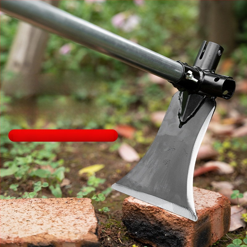 Daugiakryptė kastuvė-kasa iš manganinės plieno; skirta kirpimui, pjaustymui ir kasimui; lauko naudojimui; modelis: Daugiakryptė kastuvė-kasa