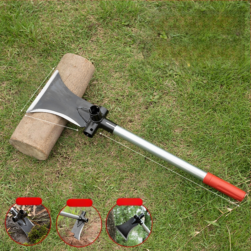 Daugiakryptė kastuvė-kasa iš manganinės plieno; skirta kirpimui, pjaustymui ir kasimui; lauko naudojimui; modelis: Daugiakryptė kastuvė-kasa