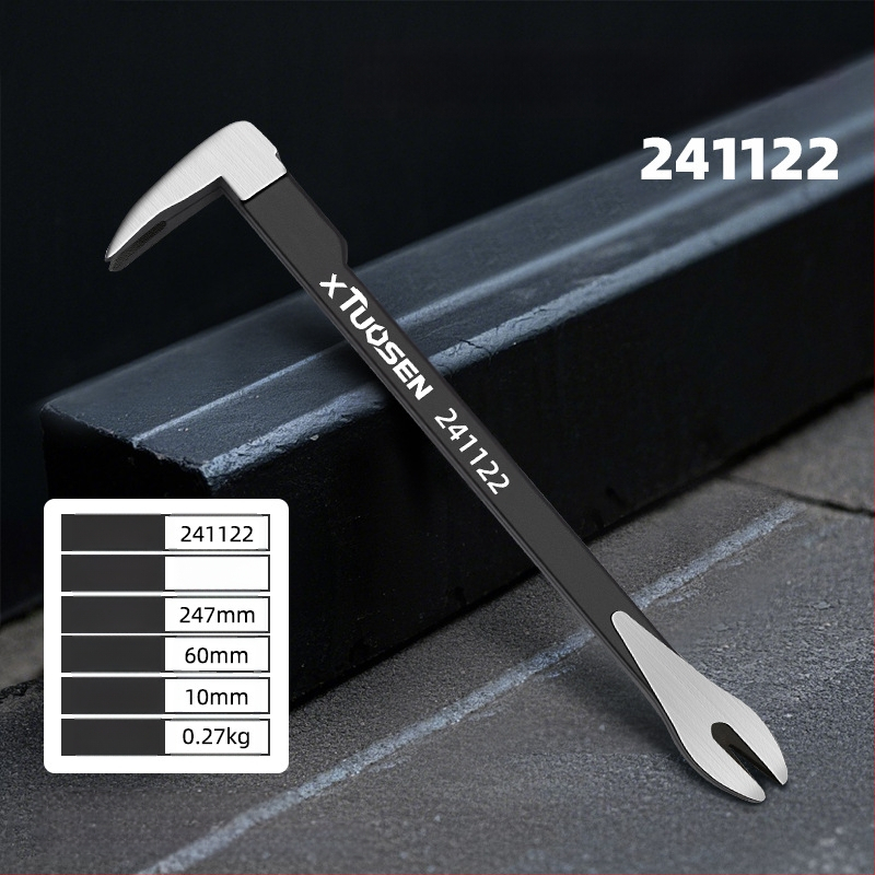 xTuosen двойно крайно лост за пирони – дърводелски инструмент за премахване на пирони, карбонова стомана, домашна употреба