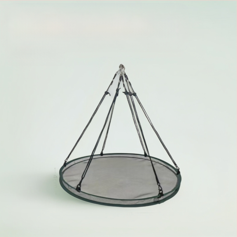 Džiovinimo krepšys – stiklo pluošto tinklas, sulankstomas ir išsiskleidžiamas, vieno sluoksnio dizainas, šiuolaikiškas