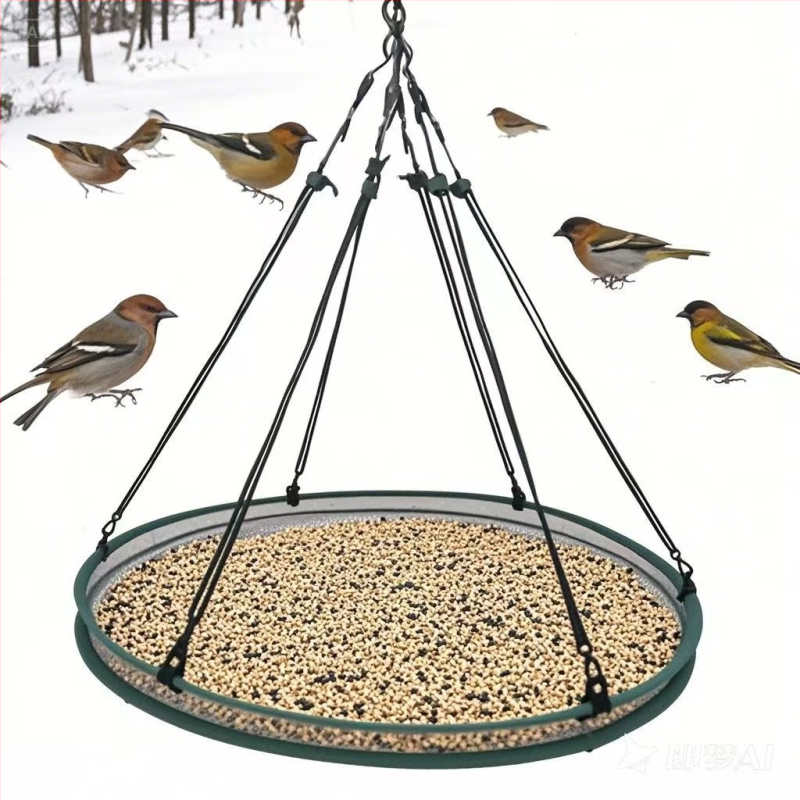 Paukščių maisto tinklinė rankinė – Haomin, apskrito formos, atsiejama, 282 g