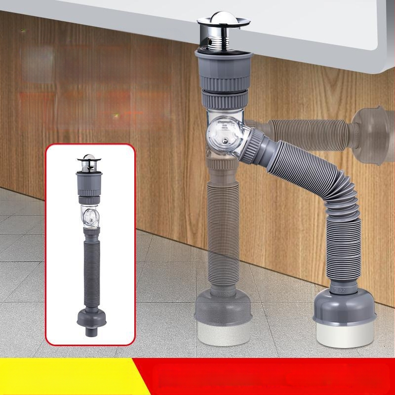 Universal pop-up αποχέτευση για νιπτήρα, ABS, Yayier Bathroom