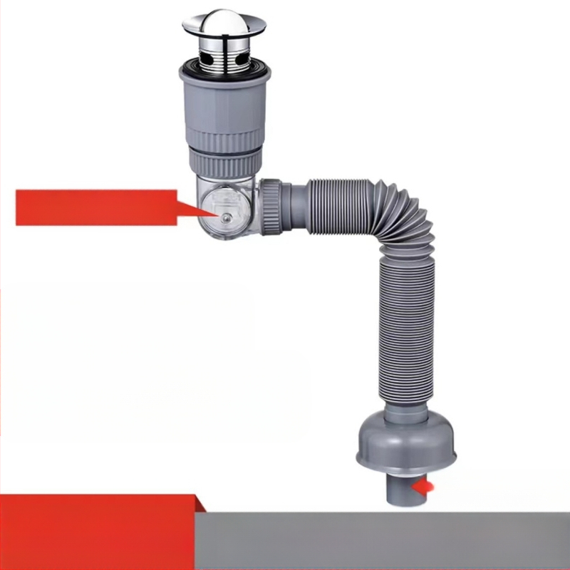 Universal pop-up αποχέτευση για νιπτήρα, ABS, Yayier Bathroom