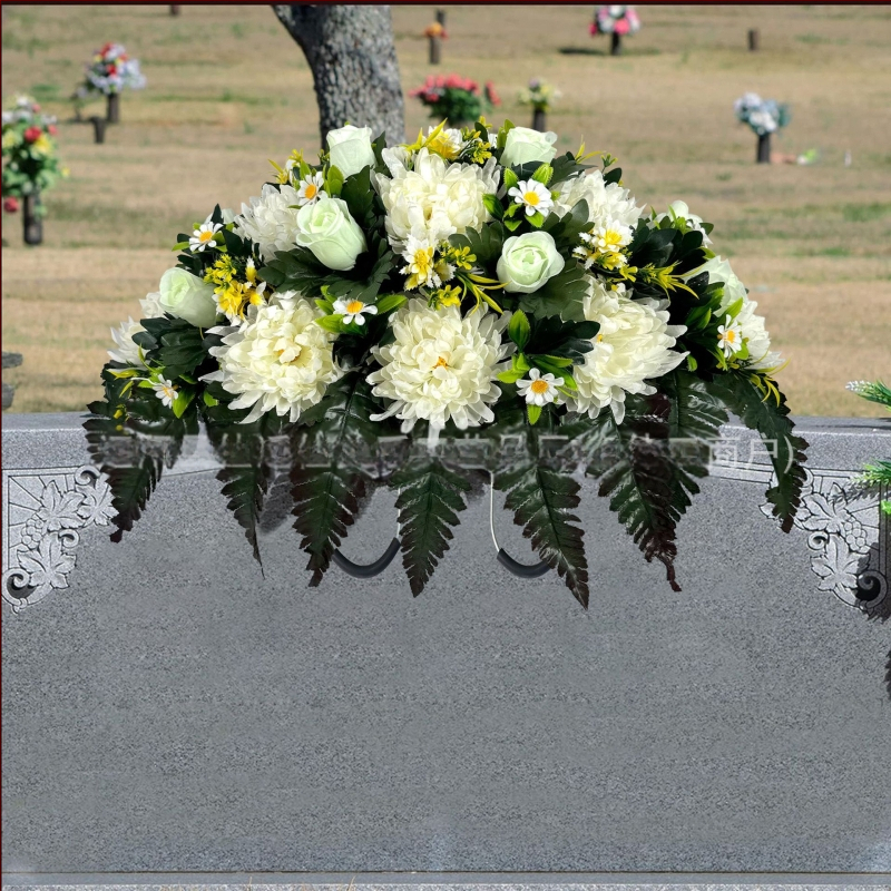 Dirbtinė krizantema sedlo formos gėlė, šilko gėlė; Prekės ženklas Good and Beautiful; Amatas Kitas; Įvairovė 1326527568