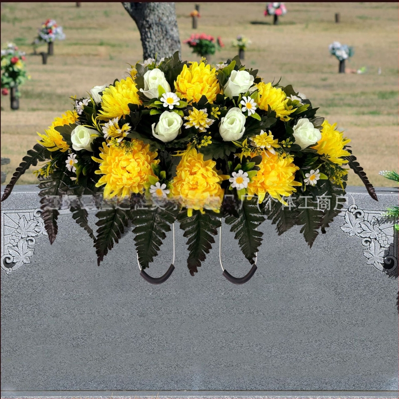 Dirbtinė krizantema sedlo formos gėlė, šilko gėlė; Prekės ženklas Good and Beautiful; Amatas Kitas; Įvairovė 1326527568