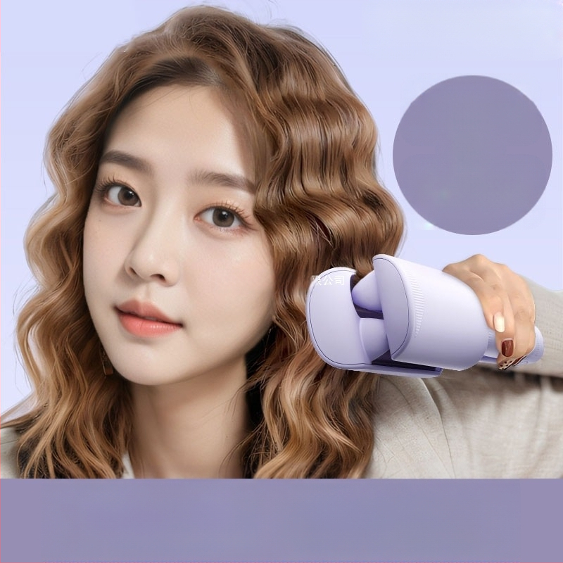 Automatinis kiaušinio formos plaukų garbavimo volas – tri viename, keramikinis vamzdelis, termostatinis reguliavimas, tinka drėgniems ir sausies plaukams, 25–39W