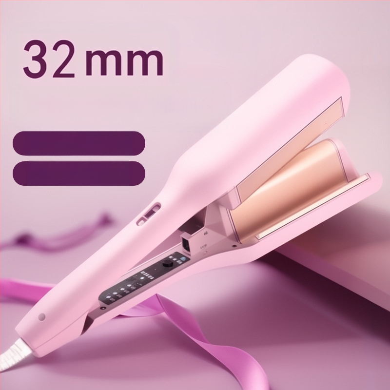 Automatinis kiaušinio formos plaukų garbavimo volas – tri viename, keramikinis vamzdelis, termostatinis reguliavimas, tinka drėgniems ir sausies plaukams, 25–39W