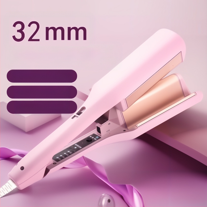 Automatinis kiaušinio formos plaukų garbavimo volas – tri viename, keramikinis vamzdelis, termostatinis reguliavimas, tinka drėgniems ir sausies plaukams, 25–39W