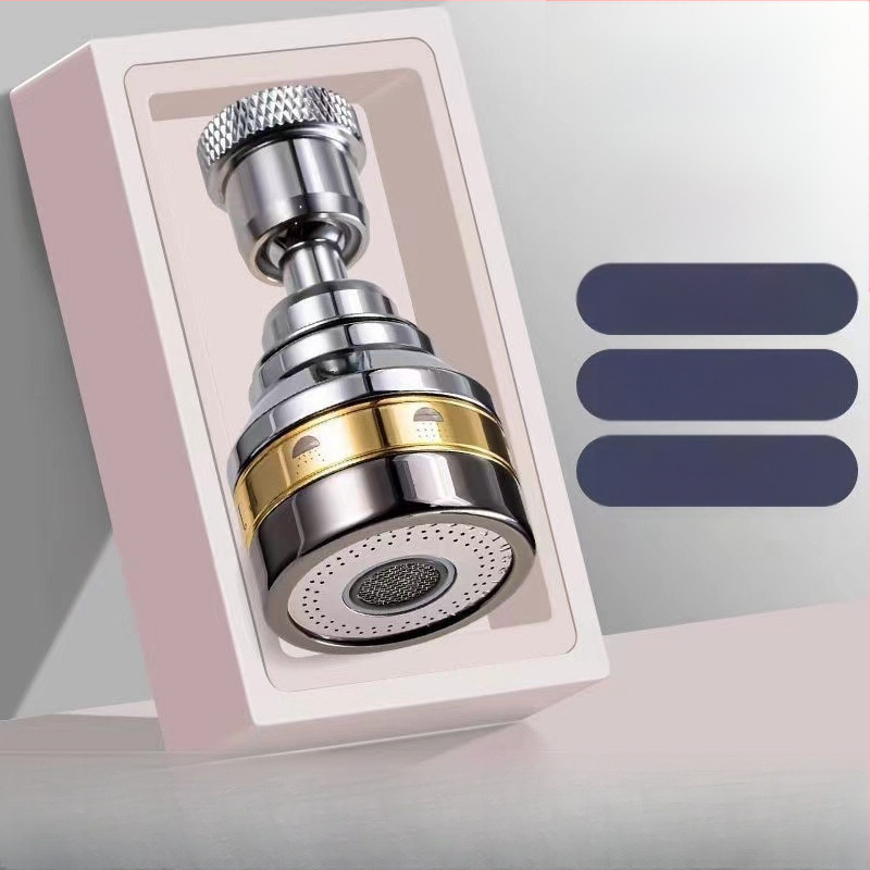 Virtuves izlietnes pagarinājums ar pusvara trīs pakāpju šļautes plūsmu, vienrokas vadība, skrūvējams uzstādījums, universāla rotējoša šļakstes galva (pārklājums: elektroplāksēšana; materiāli ABS+vasks / ABS+vasks+nerūsējošais tērauds; darba temperatūra 0-8