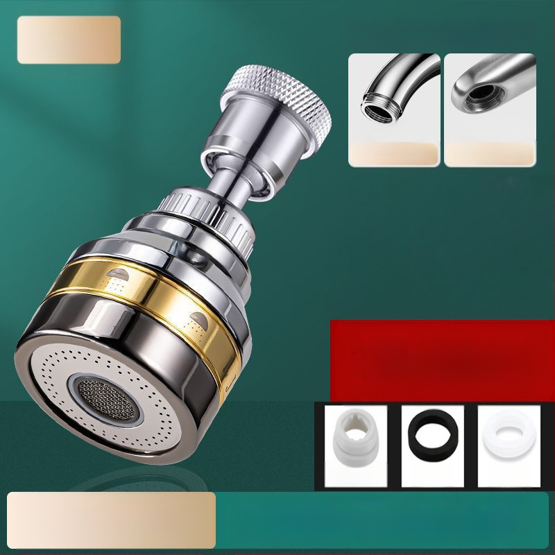 Virtuves izlietnes pagarinājums ar pusvara trīs pakāpju šļautes plūsmu, vienrokas vadība, skrūvējams uzstādījums, universāla rotējoša šļakstes galva (pārklājums: elektroplāksēšana; materiāli ABS+vasks / ABS+vasks+nerūsējošais tērauds; darba temperatūra 0-8