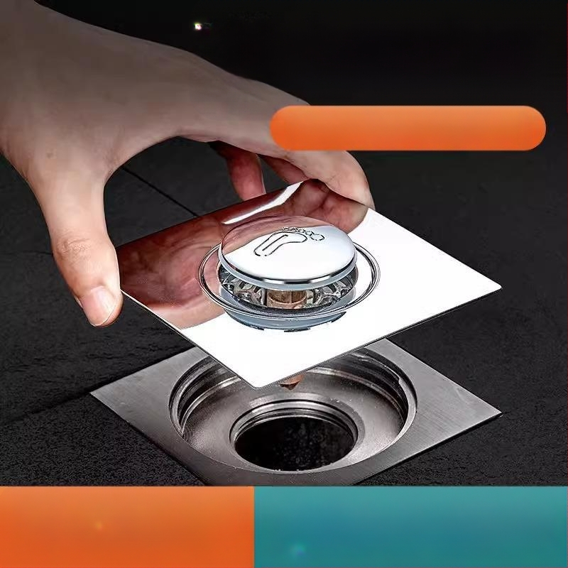 Grindų nuotėkio renovavimo įrenginys: užkerta kelią kvapams ir kenkėjams, su spaudimo sandariu dangčiu