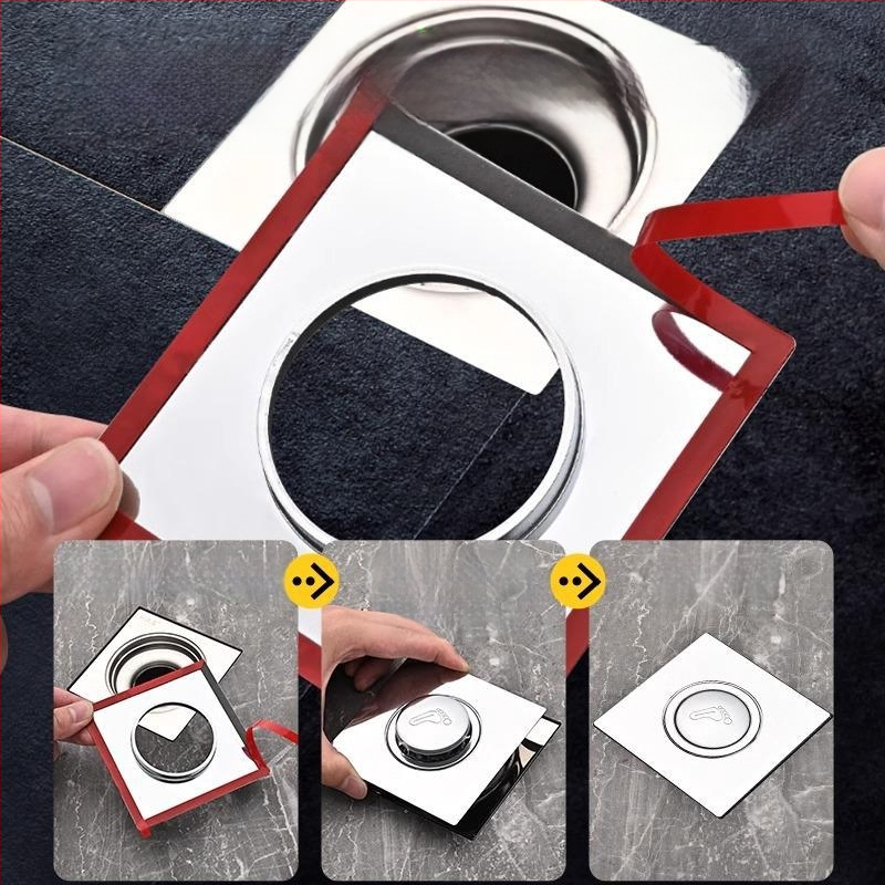 Grindų nuotėkio renovavimo įrenginys: užkerta kelią kvapams ir kenkėjams, su spaudimo sandariu dangčiu