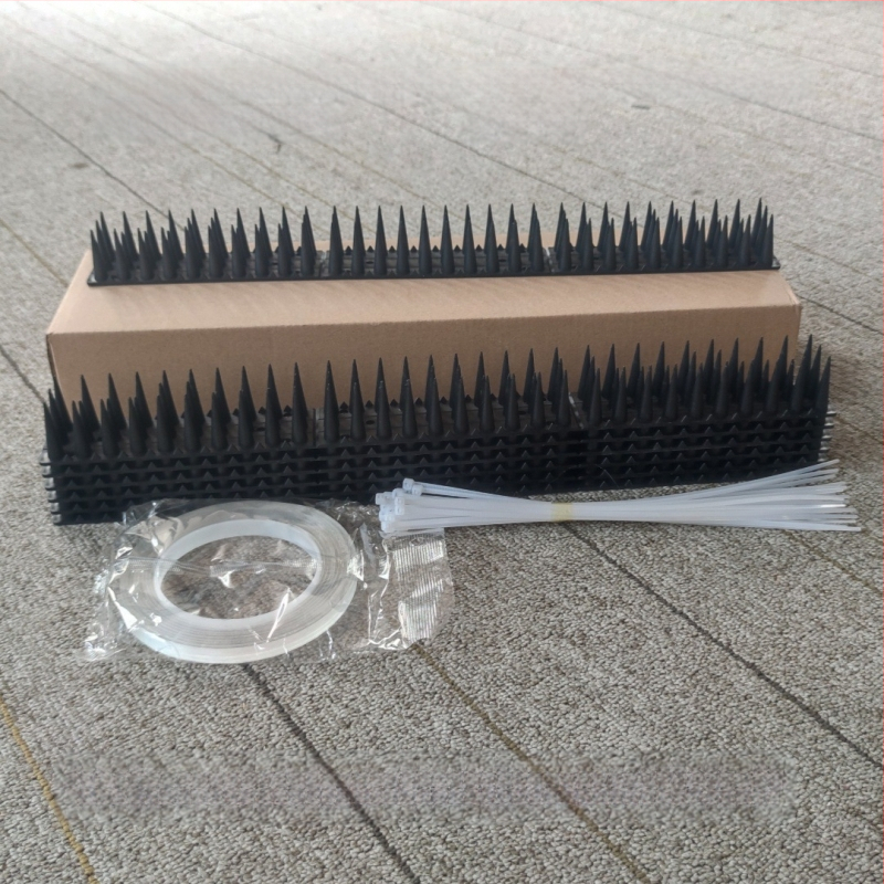 Пластмасови шпори за отблъскване на птици, 12 броя, PP материал, за балкон и двор, защита от птици и котки