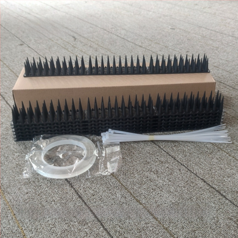 Пластмасови шпори за отблъскване на птици, 12 броя, PP материал, за балкон и двор, защита от птици и котки