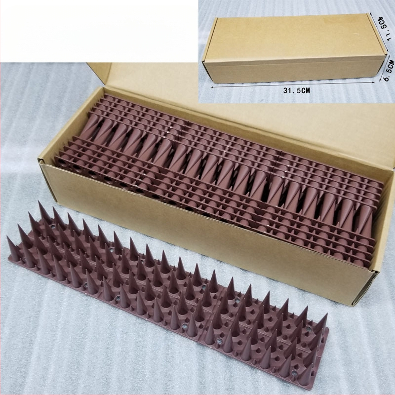 Πλαστικά αγκάθια αποτροπής πουλιών, μοντέλο MZK019-30, PP, αντικλοπή, αντιανάβαση, αντιπουλιά, αντιγάτα, για μπαλκόνι/ταράτσα, μάρκα MZK