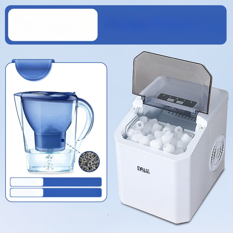 Домашна машина за лед, модел HZB-16M, 220V, 110W, 50Hz, капацитет 1.3 л