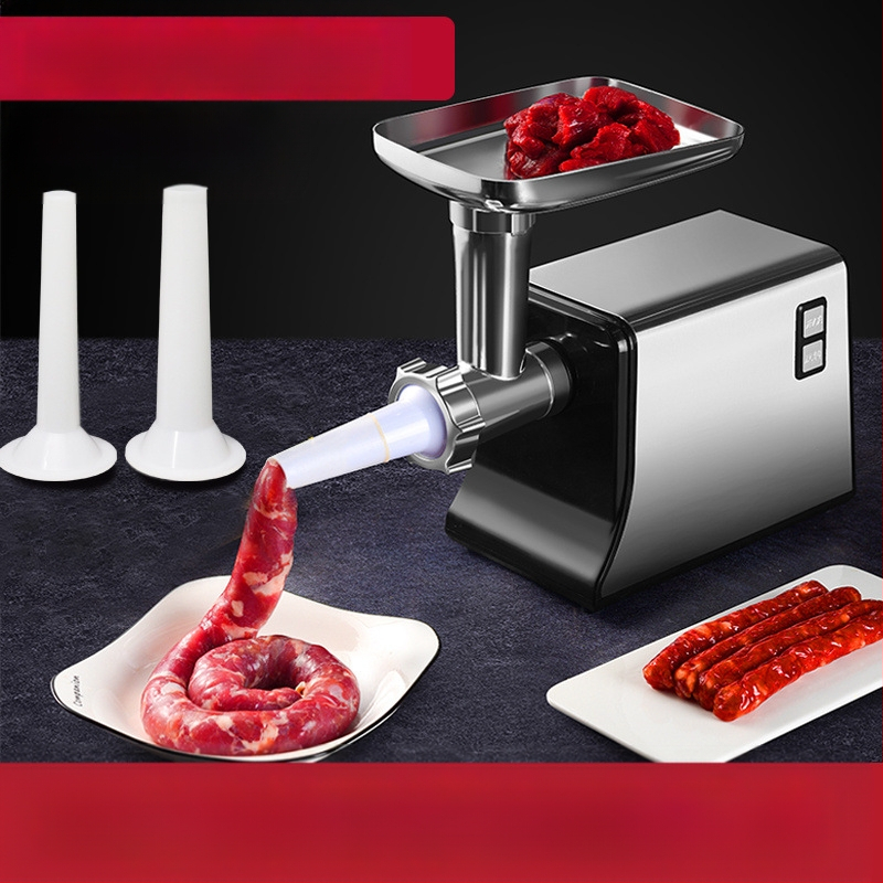 Електрическа мултифункционална месомелачка, неръждаема стомана, капацитет 3 л+, раздробяване и нарязване, дистанционно управление, над 40 000 об./мин