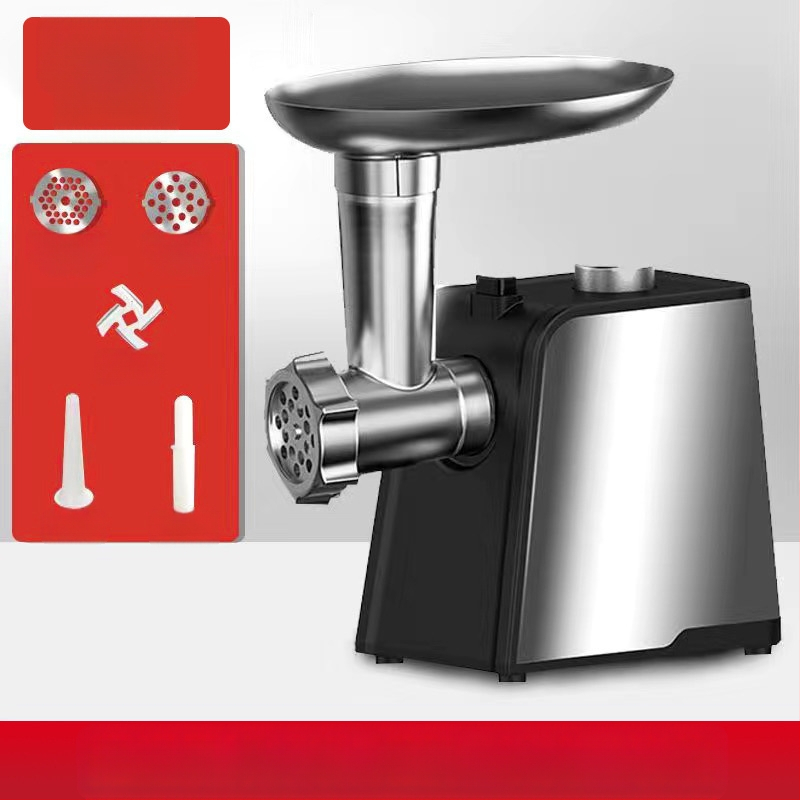 Електрическа мултифункционална месомелачка, неръждаема стомана, капацитет 3 л+, раздробяване и нарязване, дистанционно управление, над 40 000 об./мин