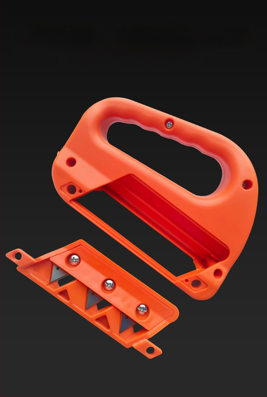 Гипсокартон V-образен кантър инструмент: 45°/60°, 3-остриета, мултиъгълно обработване, 20 оригинални ножове