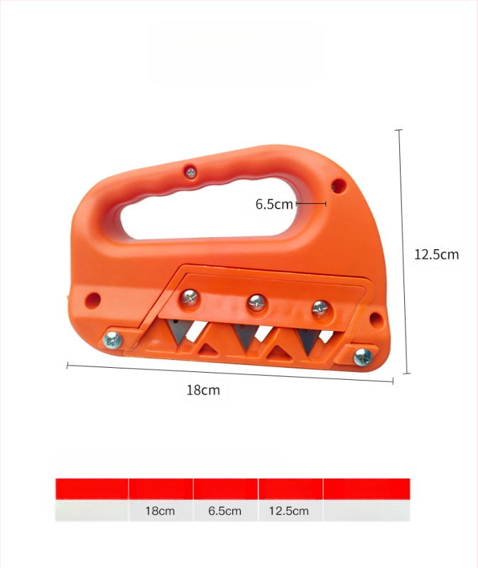 Гипсокартон V-образен кантър инструмент: 45°/60°, 3-остриета, мултиъгълно обработване, 20 оригинални ножове