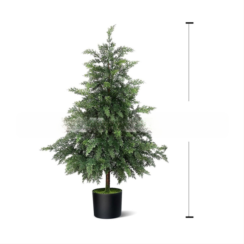 Xinxi Minkštas PVC Bonsai papuošalas — Netikras augalas su kedro lapomis, Įvairovė 18328127424; Gamyba: įpurškimo formavimas, liejimas, 3D spausdinimas