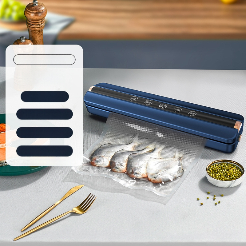 Mini belaidis vakuuminis uždarytuvas, įkraunamas, ABS korpusas, talpa 500–1000 ml, modelis 818, virtuvės prietaisai