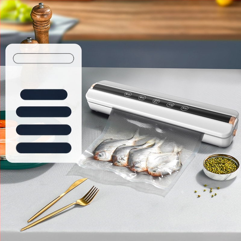 Mini belaidis vakuuminis uždarytuvas, įkraunamas, ABS korpusas, talpa 500–1000 ml, modelis 818, virtuvės prietaisai