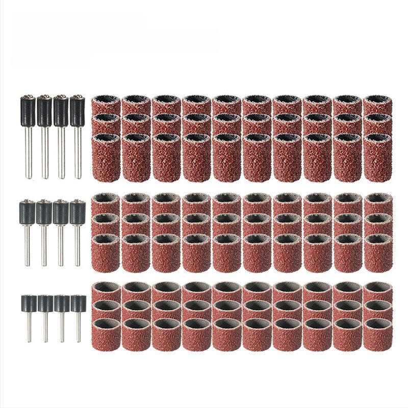 Naglių šlifavimo galvu rinkinys, 102 vnt, Medžiaga: šlifavimo popierius, Prekės ženklas: Jia Shiteng, Šachtos skersmuo 1/2 ir 3/8