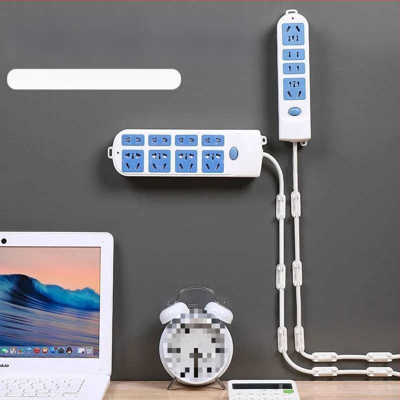 Kábelrendező klip, fúrás nélkül, öntapadós, falra szerelhető (Anyag: műanyag; Stílus: egyéb; Importált: Nem; Kategória: Egyéb rendező és porvédelmi felszerelés)