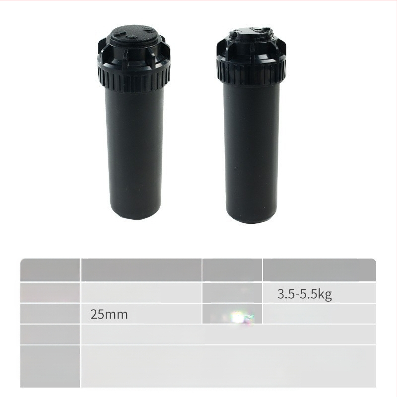 Υπογειώς τηλεσκοπικός ψεκαστήρας με περιστροφή 360° για άρδευση κήπων, γκαζόν και τοπίου (πλαστικό)