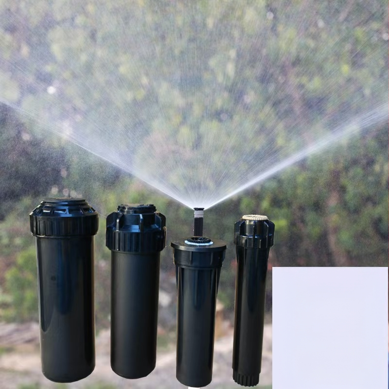 Υπογειώς τηλεσκοπικός ψεκαστήρας με περιστροφή 360° για άρδευση κήπων, γκαζόν και τοπίου (πλαστικό)