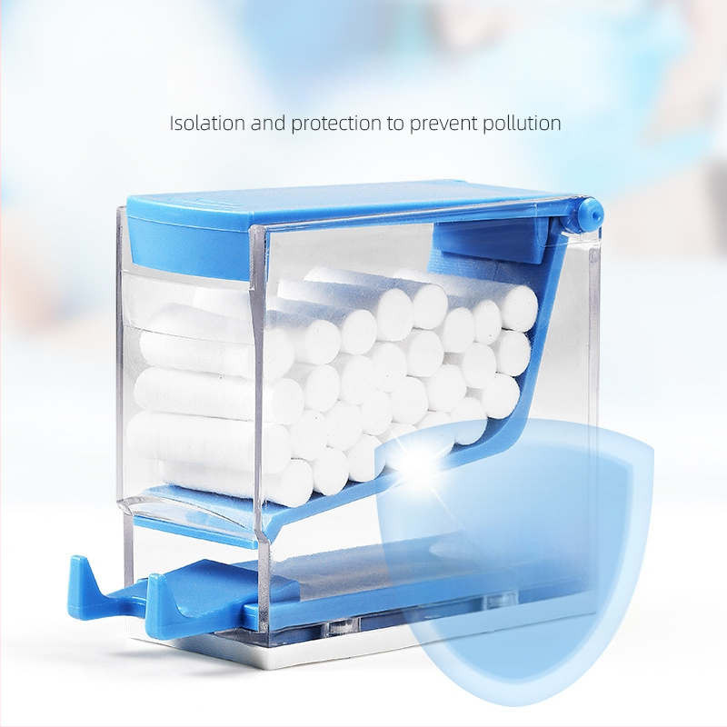 Stomatoloģijas vates ruļļu un vates tamponu kastīte – augšējais spiediena vāciņš, putekļu izturīga klīniskā uzglabāšana; Zīmols: Anwar; Funkcija: Vates uzglabāšana; Mērķa objekts: Pieaugušie; Izcelsme: Cits; Produkta kategorija: Citas mutes dobuma ķīmijas