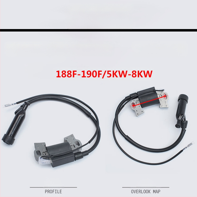 Zapalna zavojnica za motore 168F/170F/188F/190F — kompatibilna s benzinskim generatorom 2–8 kW, pumpom vode za kultivator, visokotlačni komplet